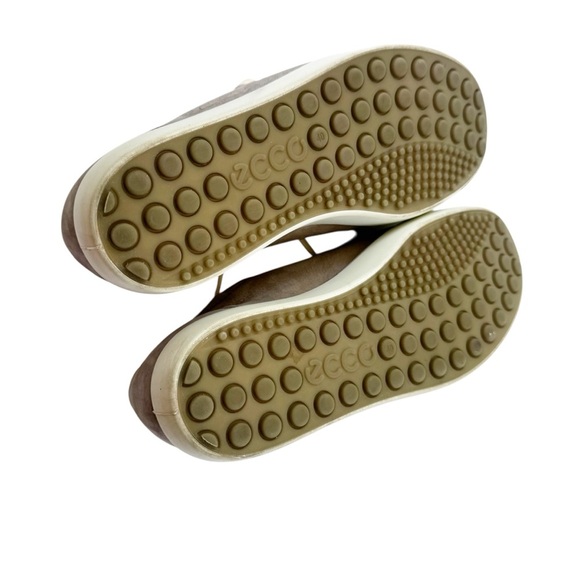 ECCO Women's Soft VII Leather Lace Up Comfort Sneakers Gray Size 9 - Picture 8 of 13